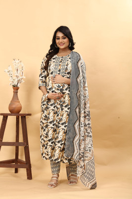 Assume Fab Women Kurti Pant Dupatta Set