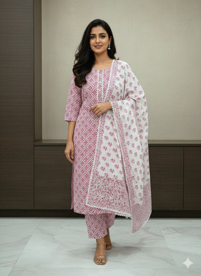UFM Women Kurti Pant Dupatta Set