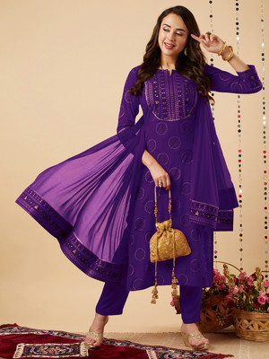 Aaghnya Fashion Women Kurta Pant Dupatta Set
