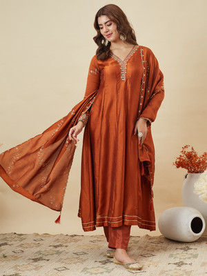 MOKOSH Women Kurta Pant Dupatta Set