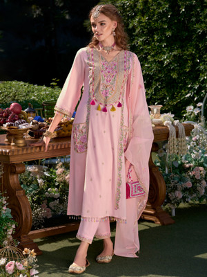 Indo Era Women Kurta Pant Dupatta Set