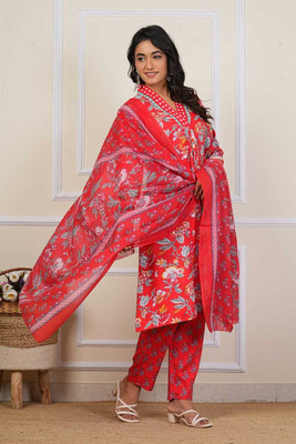 ShyamVastra Women Kurta Pant Dupatta Set