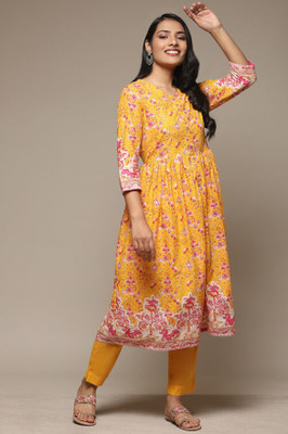 BIBA Women Kurta Pant Set
