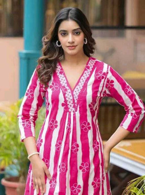 Bhawanaprint Women Kurta Palazzo Set