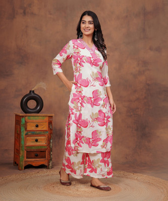 HEARTLOOM Women Kurti Palazzo Set