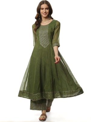 BIBA Women Kurta Palazzo Set