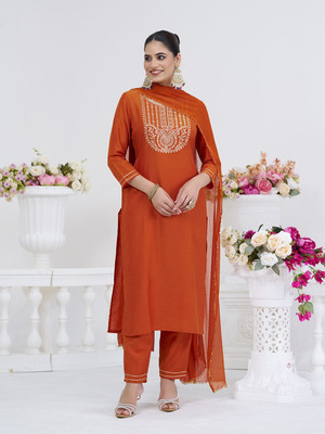 MOKOSH Women Kurta Pant Dupatta Set