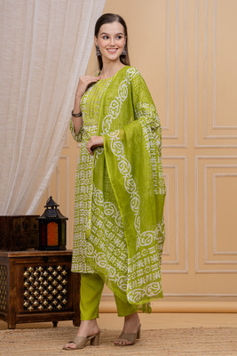 PINKLABEL Women Kurta Pant Dupatta Set