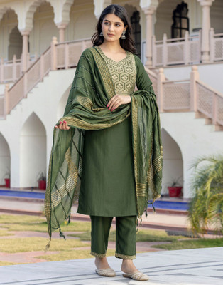 Divastri Women Kurta Pant Dupatta Set