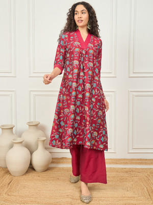 House of Pataudi Women Kurta Pant Set