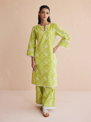 FIORRA Women Kurta Pant Set