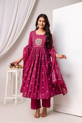 Rashika creation Women Kurti Pant Dupatta Set