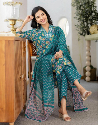 Skylee Women Kurta Pant Dupatta Set