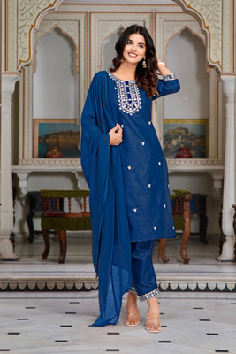 KAAYA CREATION Women Kurti Pant Dupatta Set