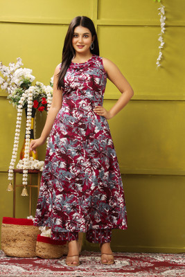 Chokhi Fashion Enterprises Women Ethnic Top Palazzo Set