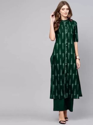 Zinariya Fab Women Kurti Palazzo Set