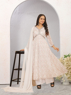 Odd by chansi Trendz Women Kurta Palazzo Dupatta Set