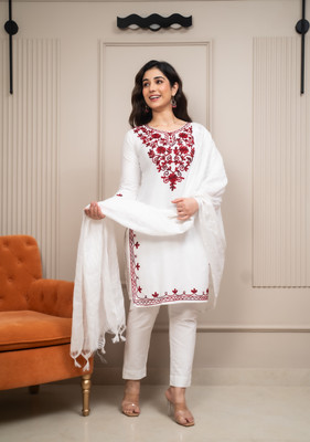Andheriyas Enterprises Women Kurta Pant Dupatta Set