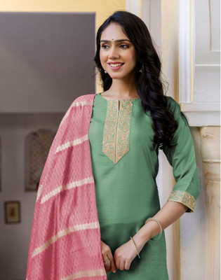 Skylee Women Kurta Pant Dupatta Set