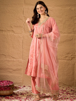 SHREESHA ENTERPRISE Women Kurta Pant Dupatta Set