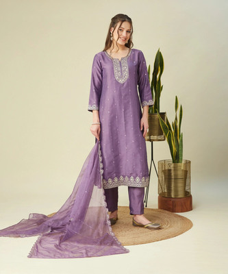 MOKOSH Women Kurta Pant Dupatta Set