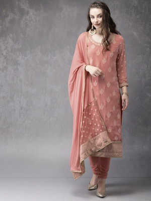 ANOUK Women Kurta Churidar Dupatta Set