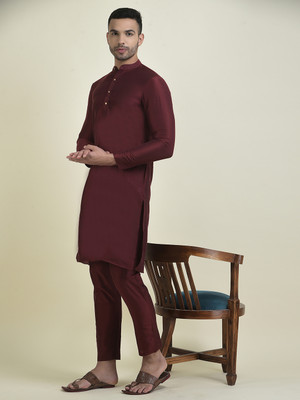 DEYANN Men Kurta Pyjama Set