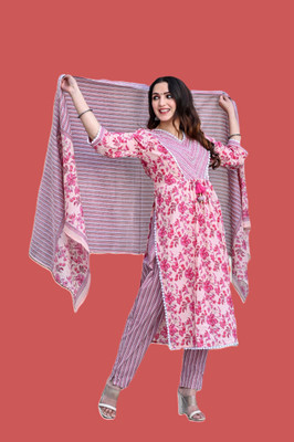 alliance collection Women Kurta Pant Dupatta Set
