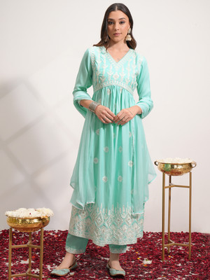 Vishudh Women Kurta Pant Set