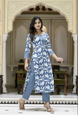YAGNIK FASHION Women Kurti Pant Set