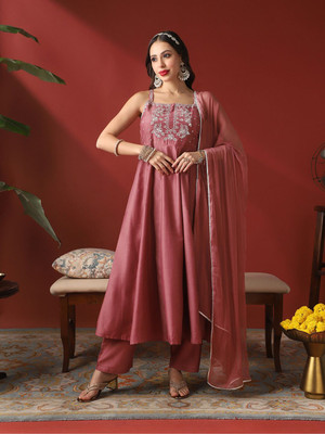Globus Women Kurta Pant Dupatta Set