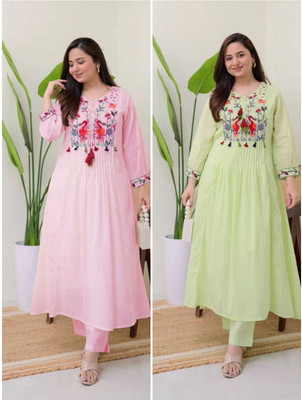 RIDDHI SIDDHI Women Kurta Pant Set