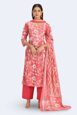 Cotton Culture Women Kurta Pant Attached Dupatta Set