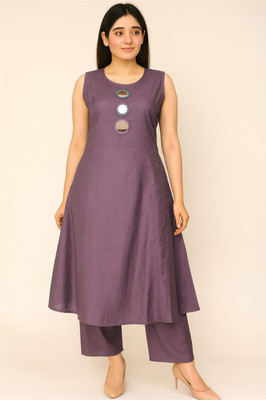 Seabrand Women Kurta Palazzo Set