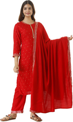 RA CREATION Women Kurta Pant Dupatta Set