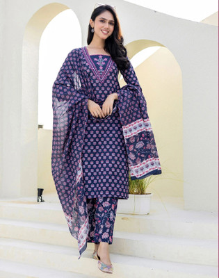 Skylee Women Kurta Pant Dupatta Set