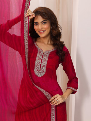 LIBAS Women Kurta Pant Dupatta Set