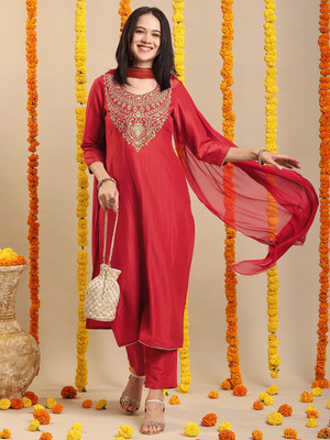 Divastri Women Kurta Pant Dupatta Set