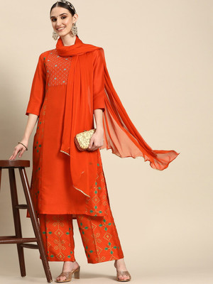 Sangria Women Kurta Pant Set