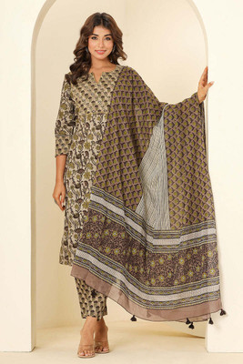 BLUMAIRE Women Kurti Pant Dupatta Set
