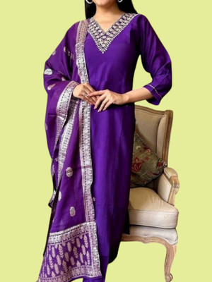 Rifashionvk Women Crop Top Dhoti Pant Ethnic Jacket Set