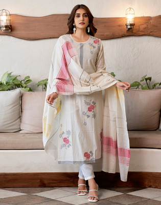 Skylee Women Kurta Pant Dupatta Set