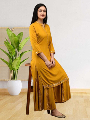 HouseOfCommon Women Kurta Palazzo Set