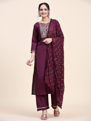 MUSKAN FASHION Women Kurti Pant Dupatta Set