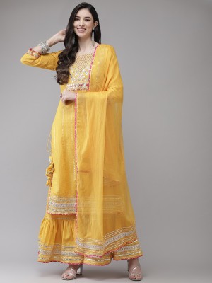 Ishin Women Kurta Sharara Set