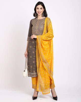 Rajnandini Women Kurta Pant Dupatta Set