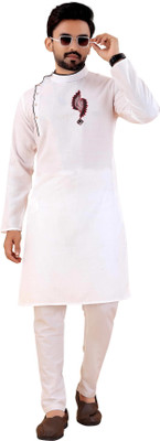 KC KUNJ CREATION Men Kurta Pyjama Set