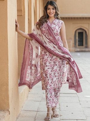 PARTHVI Women Kurta Pant Dupatta Set