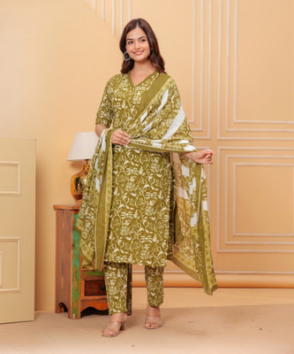 Lamba Creations Women Kurti Pant Dupatta Set