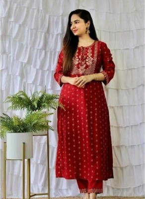 hitanshu creation Women Kurti Pant Set